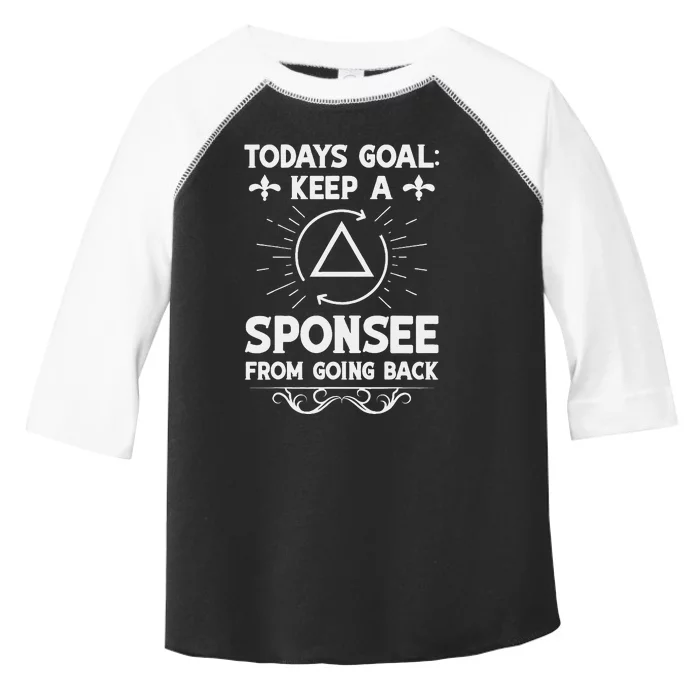 Aa Na Sponsor Alcoholics Anonymous Sobriety Anniversary Toddler Fine Jersey T-Shirt