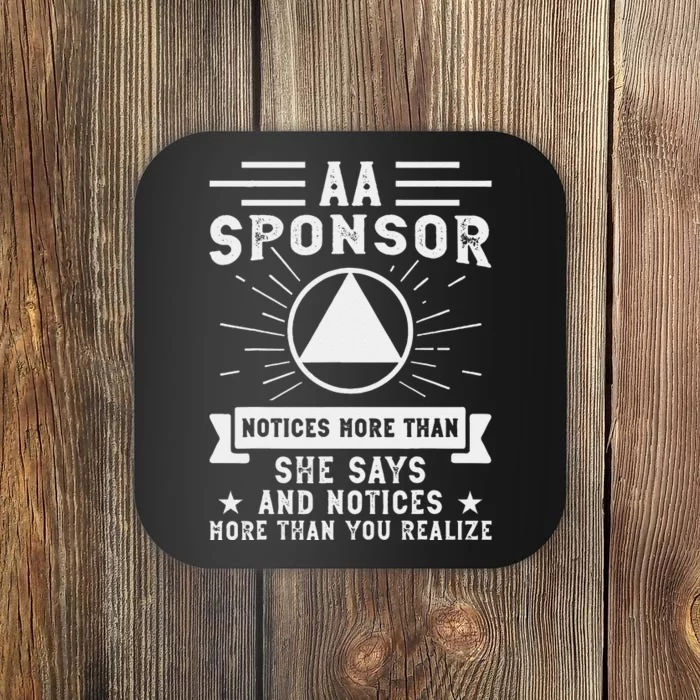 Aa Na Sponsor Alcoholics Anonymous Aa Na Sponsee Coaster