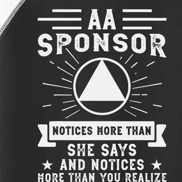 Aa Na Sponsor Alcoholics Anonymous Aa Na Sponsee Toddler Fine Jersey T-Shirt