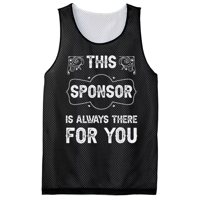 Aa Na Sponsor Sobriety Coin Sober Logo Alcoholics Anonymous Mesh Reversible Basketball Jersey Tank