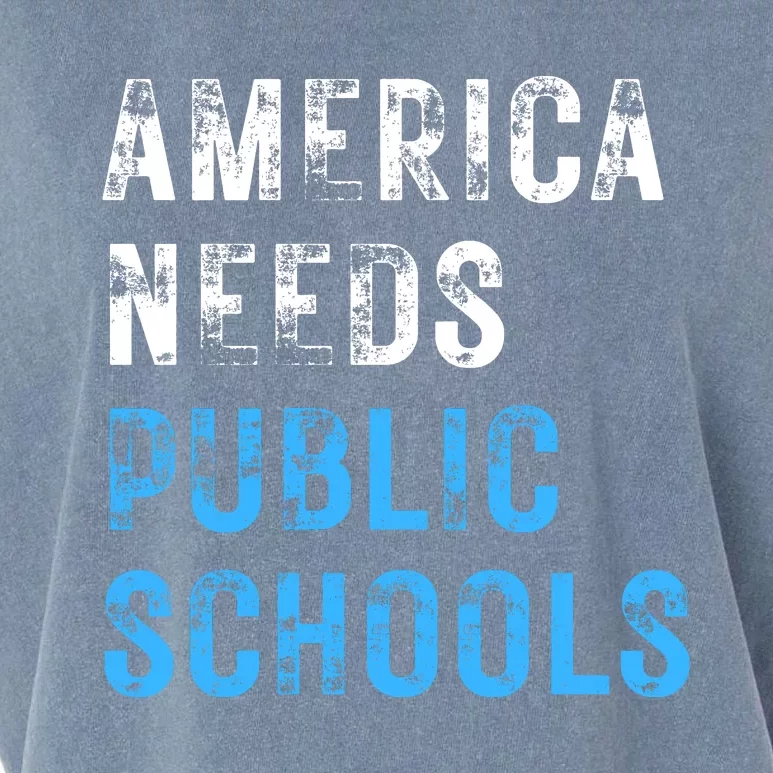 America Needs Schools Garment-Dyed Women's Muscle Tee