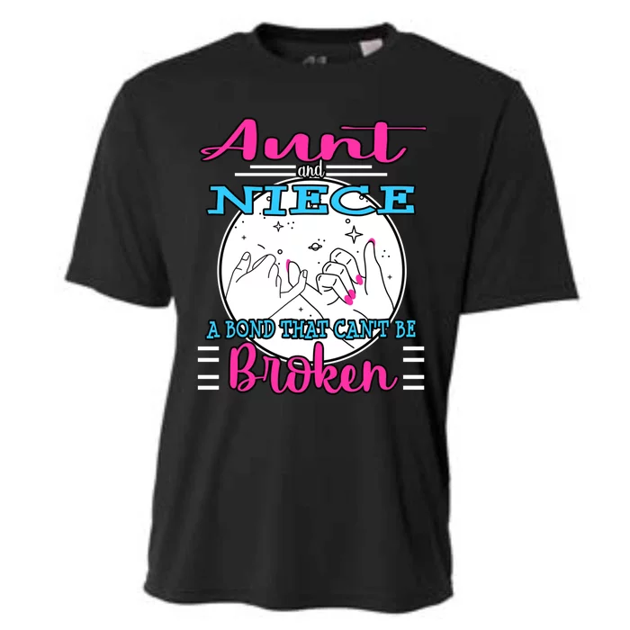 Aunt Niece Sentital Gift Bond Baptism Christmas Present Cool Gift Cooling Performance Crew T-Shirt