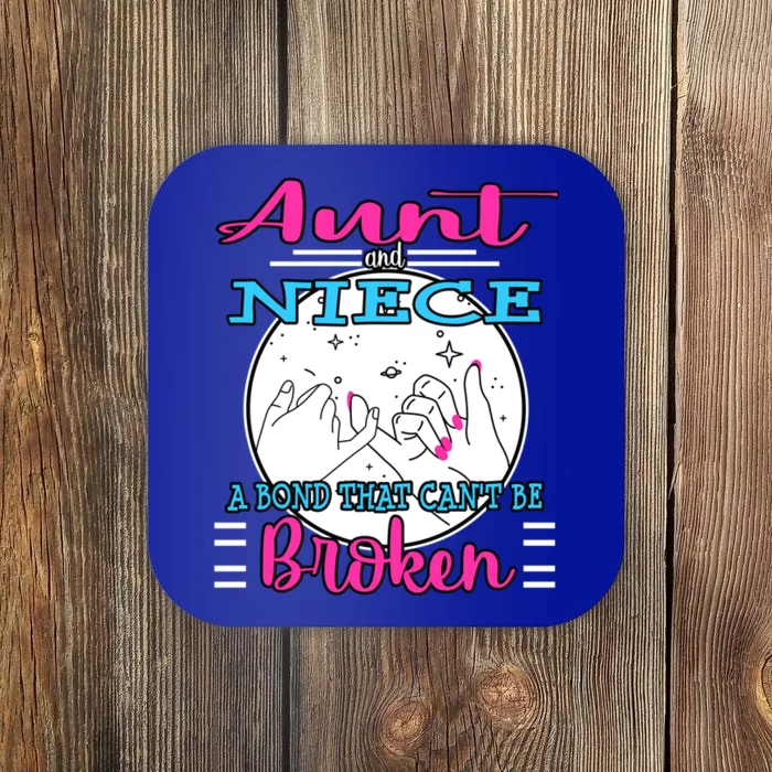 Aunt Niece Sentital Gift Bond Baptism Christmas Present Cool Gift Coaster