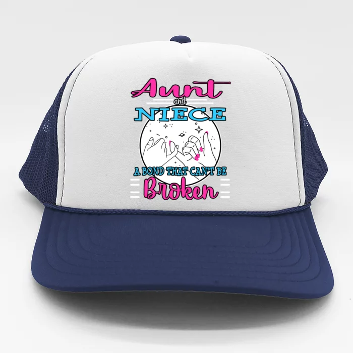 Aunt Niece Sentital Gift Bond Baptism Christmas Present Cool Gift Trucker Hat