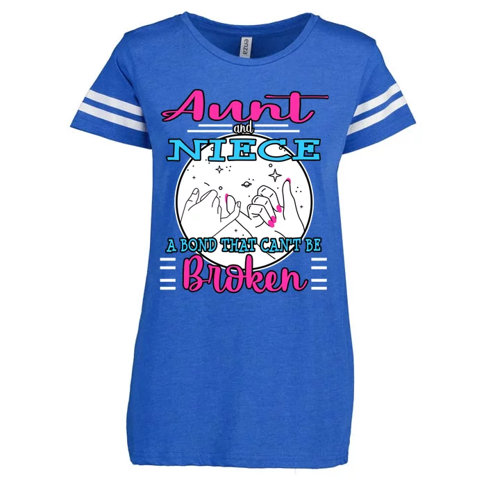 Aunt Niece Sentital Gift Bond Baptism Christmas Present Cool Gift Enza Ladies Jersey Football T-Shirt