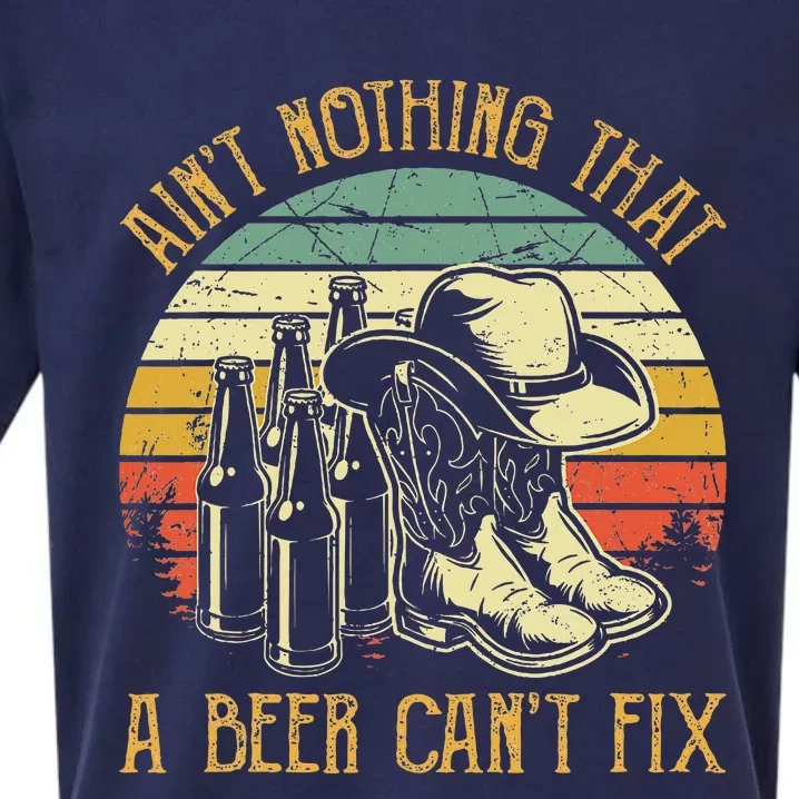 Aint Nothing That A Beer Cant Fix Country Music Sueded Cloud Jersey T-Shirt