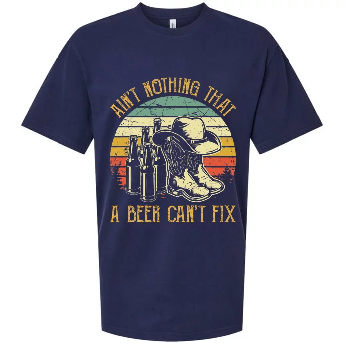 Aint Nothing That A Beer Cant Fix Country Music Sueded Cloud Jersey T-Shirt