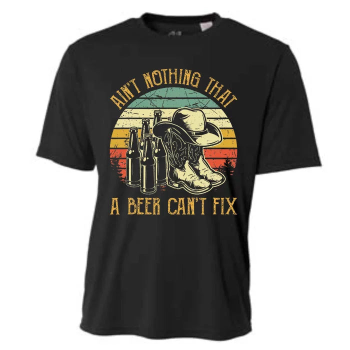 Aint Nothing That A Beer Cant Fix Country Music Cooling Performance Crew T-Shirt