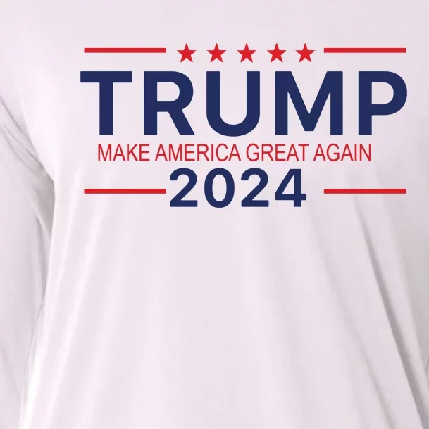 America Needs Trump Again 2024 Donald Trump Cooling Performance Long Sleeve Crew