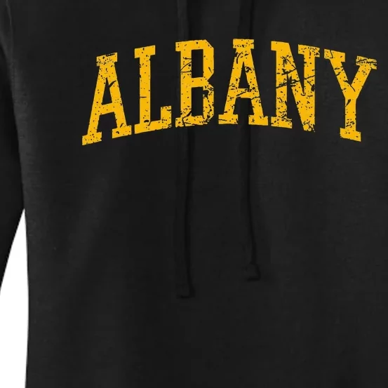 Albany Ny Throwback Women's Pullover Hoodie