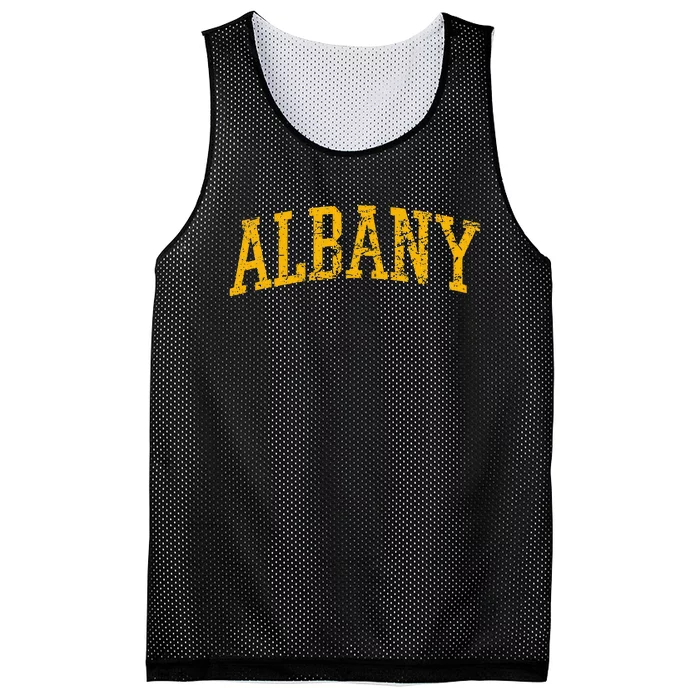 Albany Ny Throwback Mesh Reversible Basketball Jersey Tank