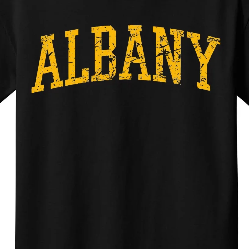 Albany Ny Throwback Kids T-Shirt