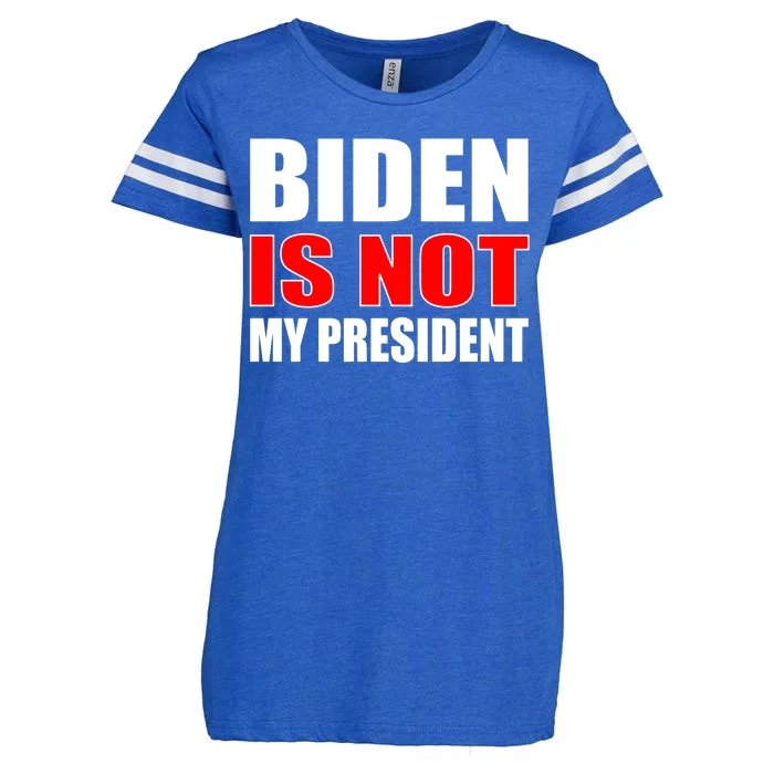 Anti Biden Is Not My President Enza Ladies Jersey Football T-Shirt