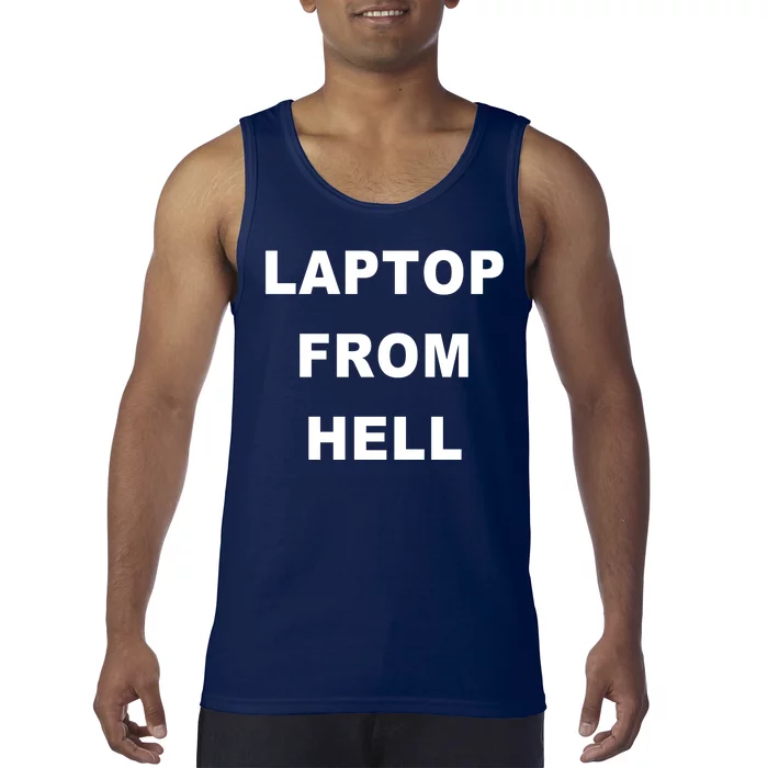 Anti Biden Pro Trump Laptop From Hell Tank Top