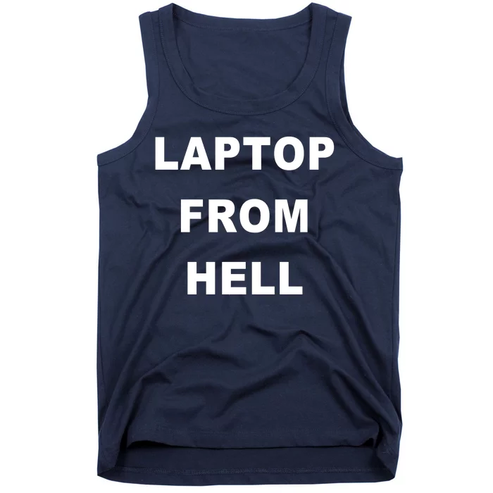 Anti Biden Pro Trump Laptop From Hell Tank Top