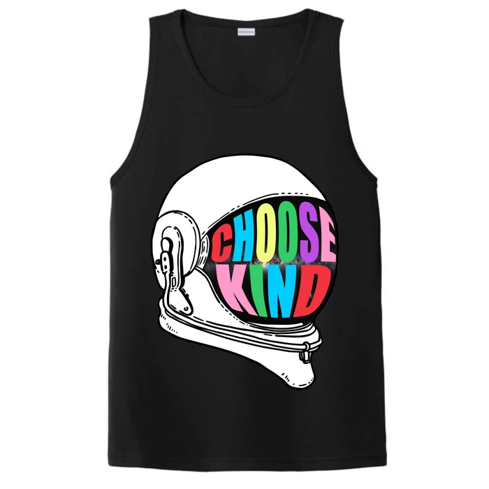 Anti-Bullying Choose Kind Astronaut Helmet Performance Tank