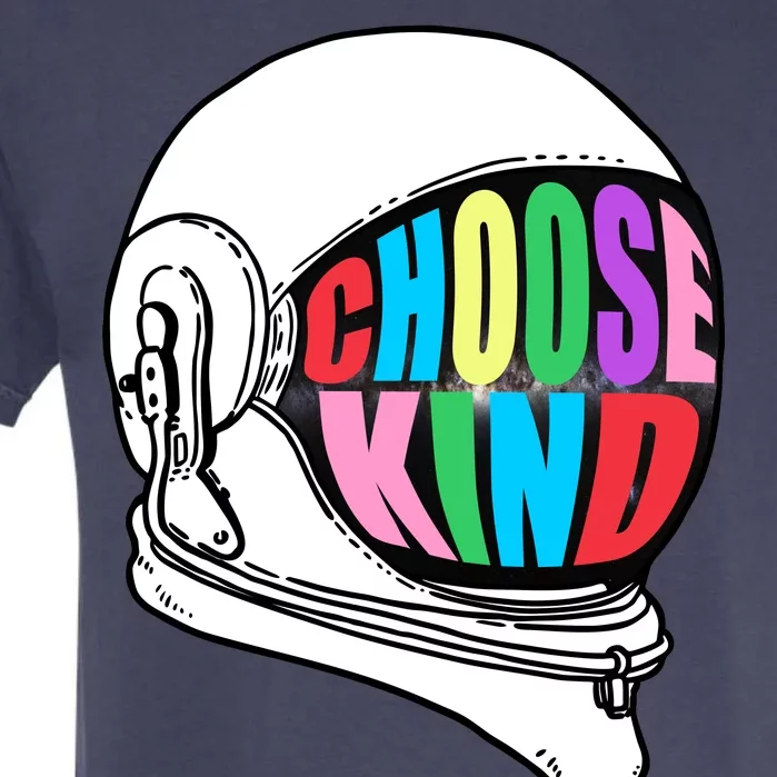 Anti-Bullying Choose Kind Astronaut Helmet Garment-Dyed Heavyweight T-Shirt