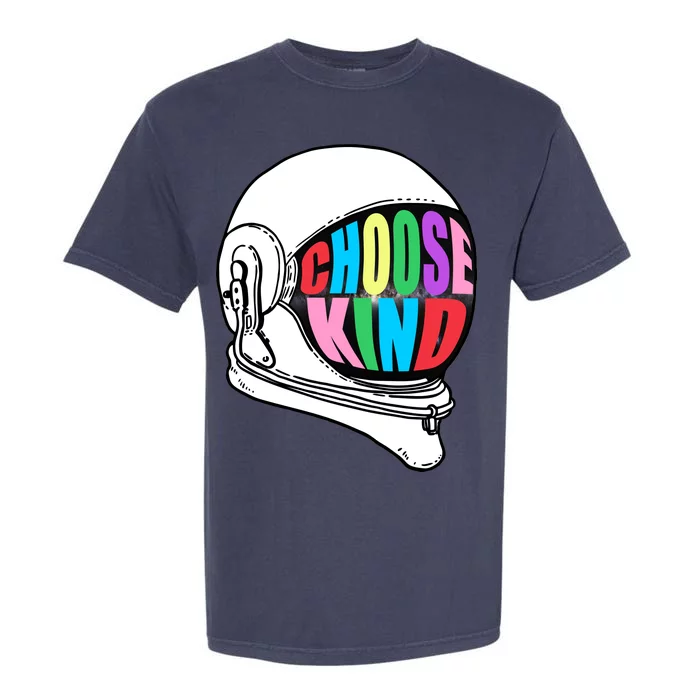 Anti-Bullying Choose Kind Astronaut Helmet Garment-Dyed Heavyweight T-Shirt