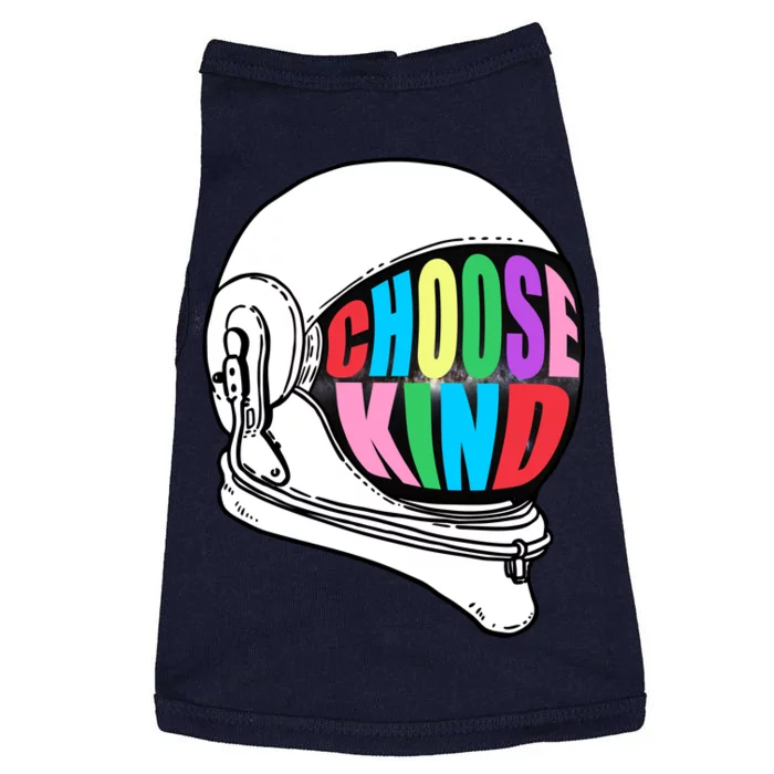 Anti-Bullying Choose Kind Astronaut Helmet Doggie Tank