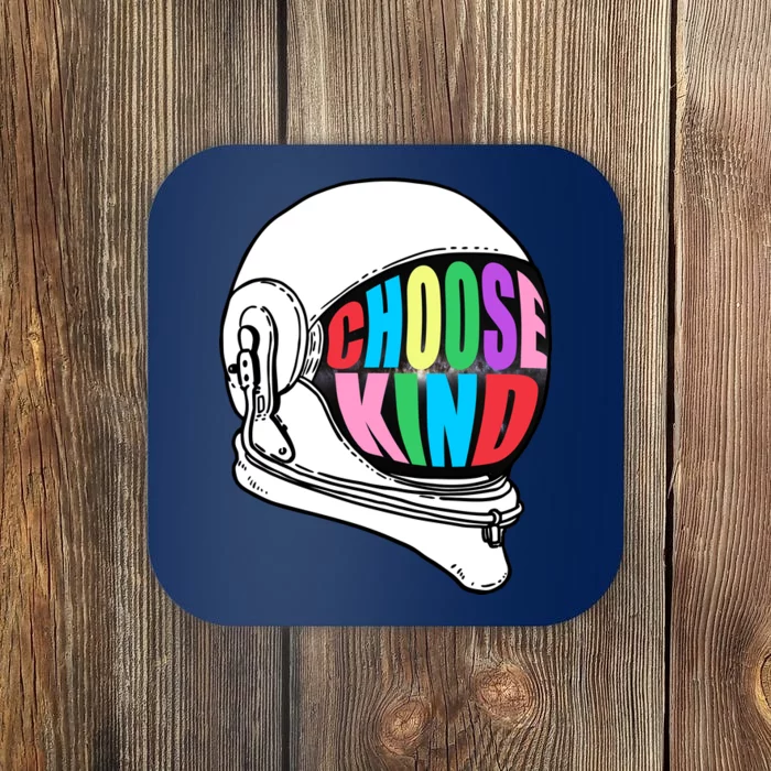 Anti-Bullying Choose Kind Astronaut Helmet Coaster