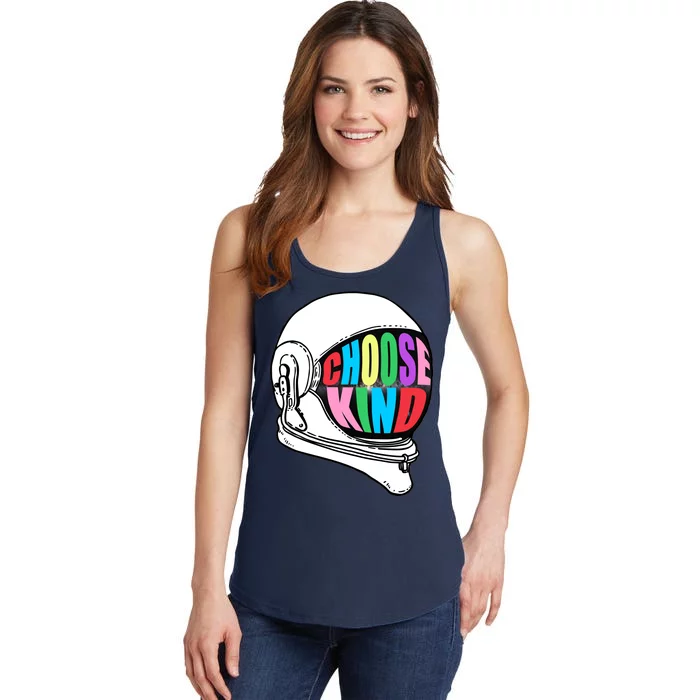 Anti-Bullying Choose Kind Astronaut Helmet Ladies Essential Tank