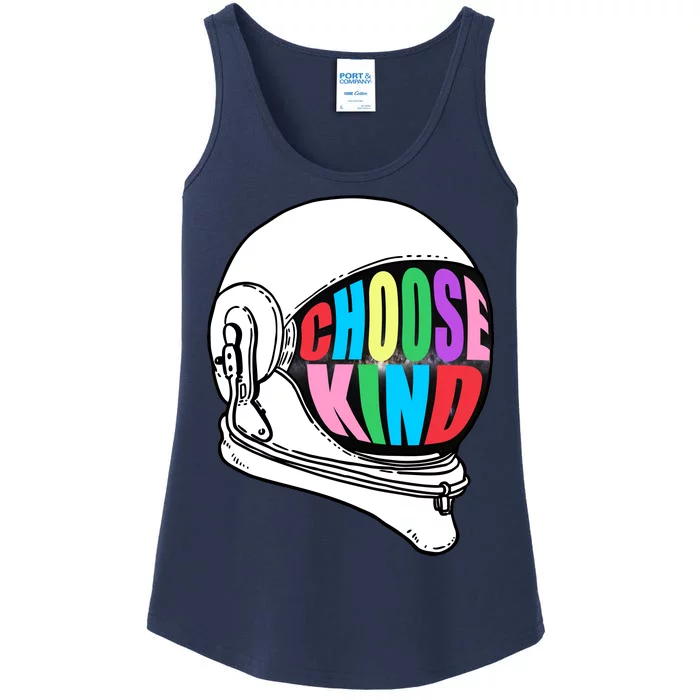 Anti-Bullying Choose Kind Astronaut Helmet Ladies Essential Tank