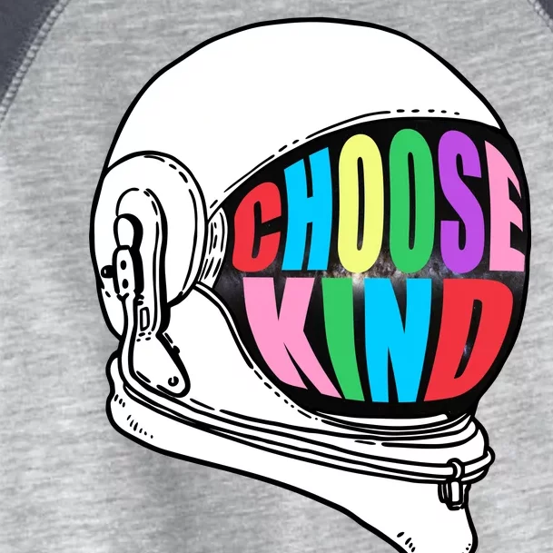 Anti-Bullying Choose Kind Astronaut Helmet Toddler Fine Jersey T-Shirt