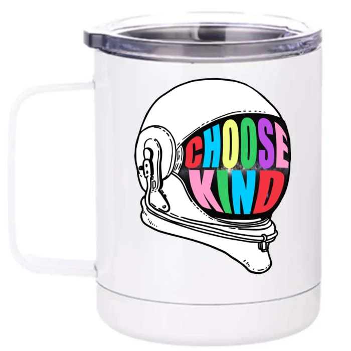 Anti-Bullying Choose Kind Astronaut Helmet Front & Back 12oz Stainless Steel Tumbler Cup