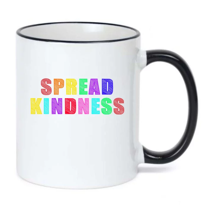 Anti-Bullying Spread Kindness Love Peace Black Color Changing Mug