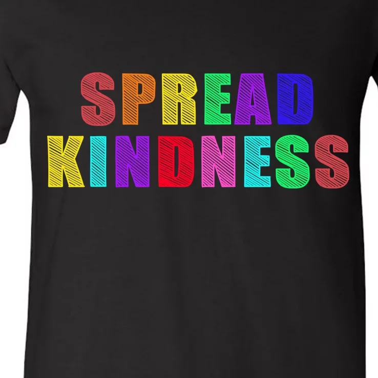 Anti-Bullying Spread Kindness Love Peace V-Neck T-Shirt