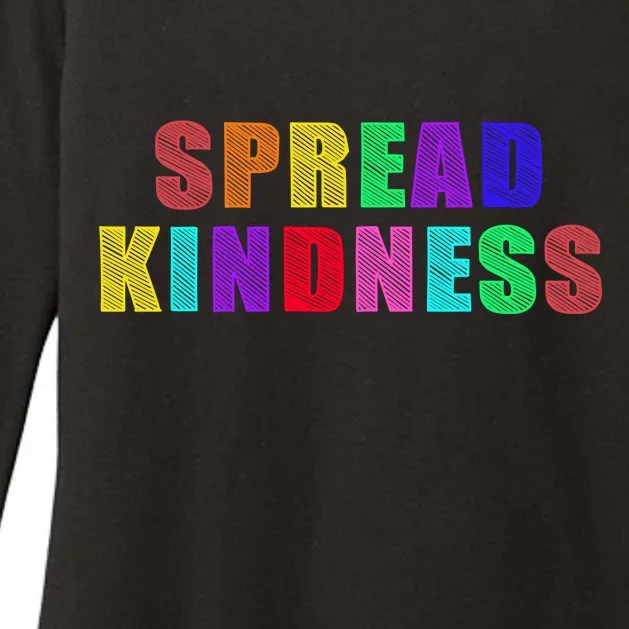 Anti-Bullying Spread Kindness Love Peace Womens CVC Long Sleeve Shirt