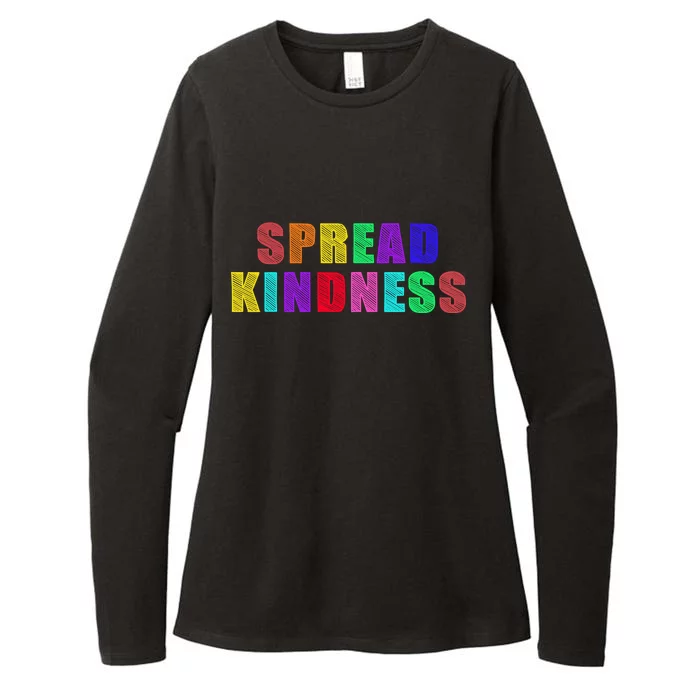 Anti-Bullying Spread Kindness Love Peace Womens CVC Long Sleeve Shirt