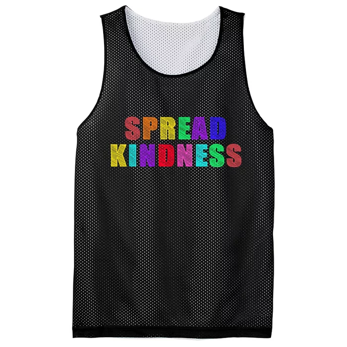 Anti-Bullying Spread Kindness Love Peace Mesh Reversible Basketball Jersey Tank