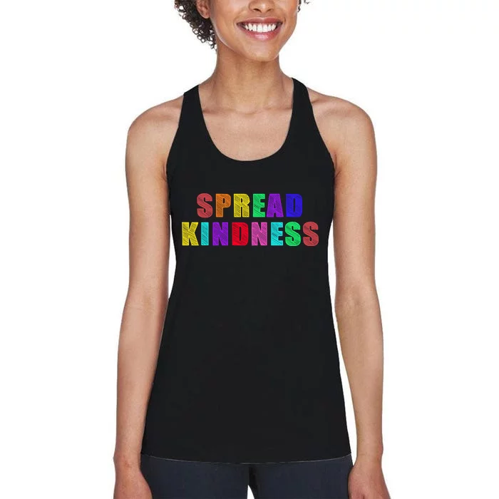 Anti-Bullying Spread Kindness Love Peace Women's Racerback Tank