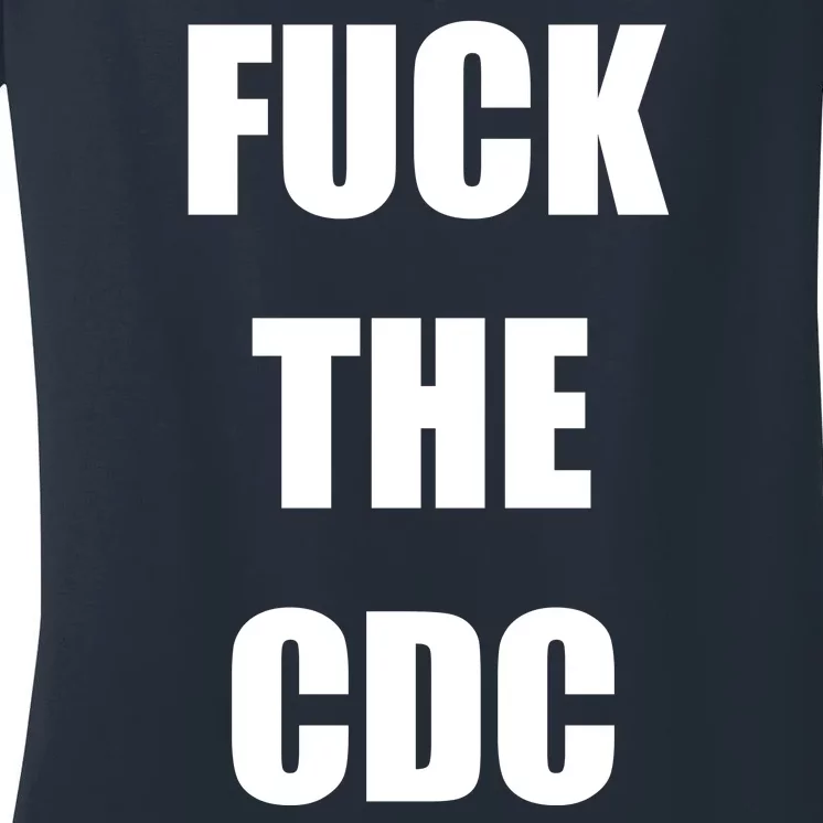 Anti CDC Women's V-Neck T-Shirt