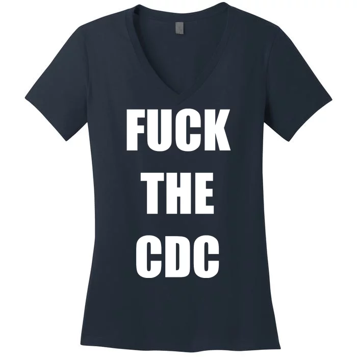 Anti CDC Women's V-Neck T-Shirt