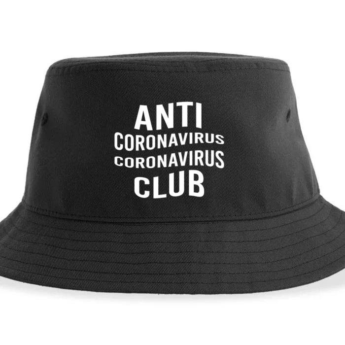 Anti Coronavirus Coronavirus Club Sustainable Bucket Hat