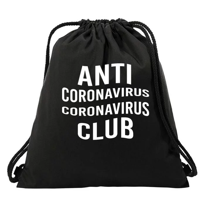 Anti Coronavirus Coronavirus Club Drawstring Bag