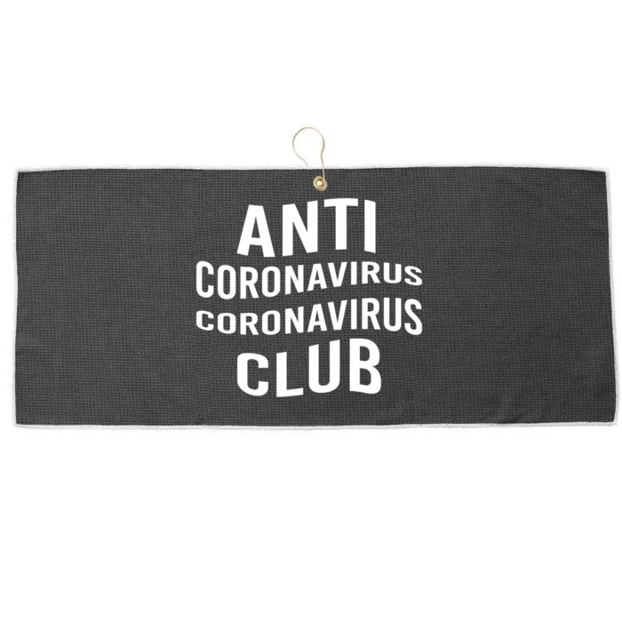 Anti Coronavirus Coronavirus Club Large Microfiber Waffle Golf Towel