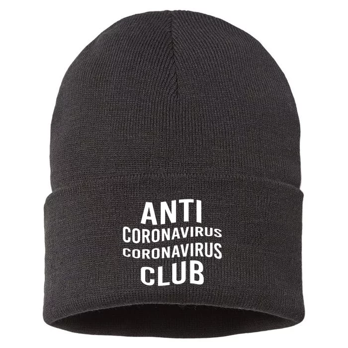 Anti Coronavirus Coronavirus Club Sustainable Knit Beanie