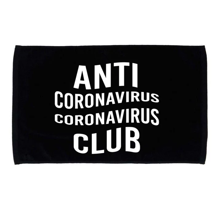 Anti Coronavirus Coronavirus Club Microfiber Hand Towel