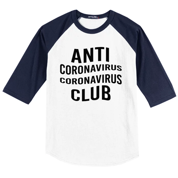 Anti Coronavirus Coronavirus Club Baseball Sleeve Shirt