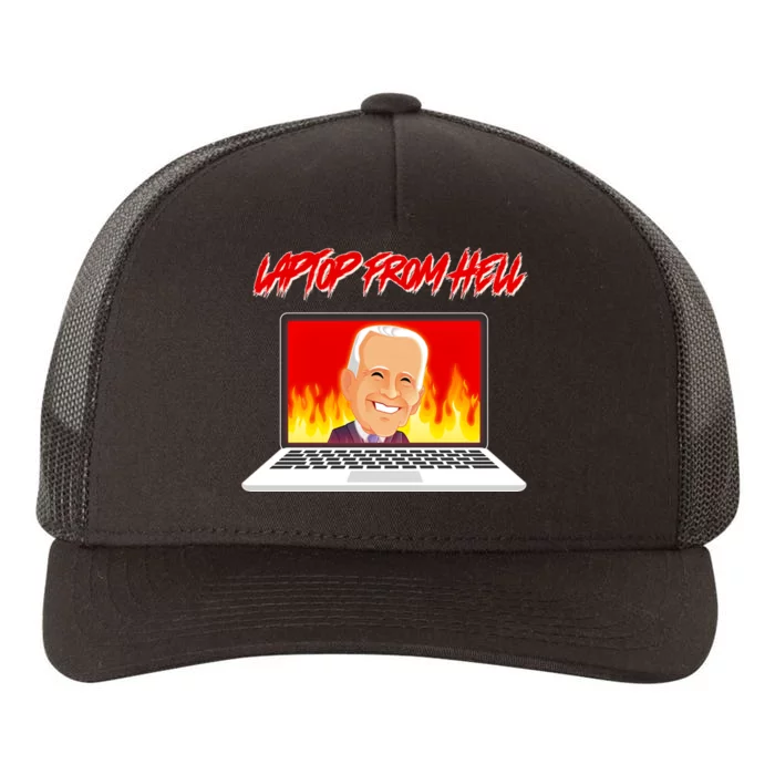 Anti Joe Biden Laptop From Hell Yupoong Adult 5-Panel Trucker Hat