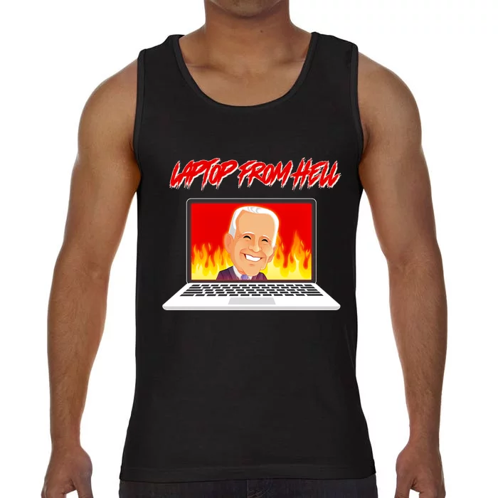 Anti Joe Biden Laptop From Hell Comfort Colors® Tank Top