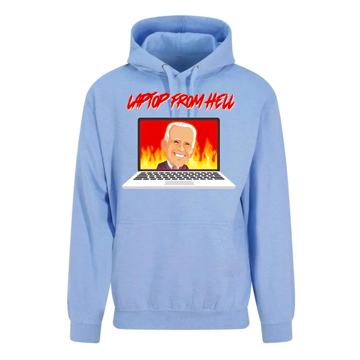 Anti Joe Biden Laptop From Hell Unisex Surf Hoodie