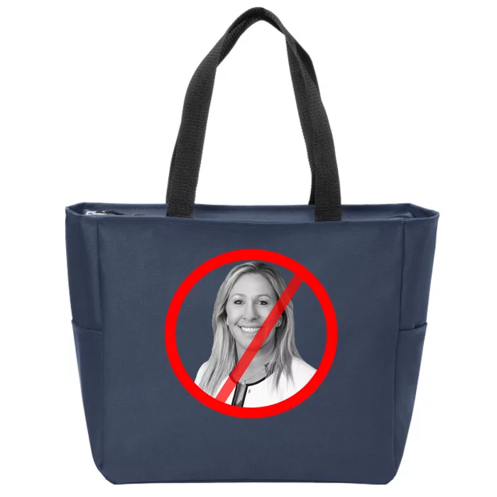 Anti Marjorie Taylor Greene MTG Zip Tote Bag