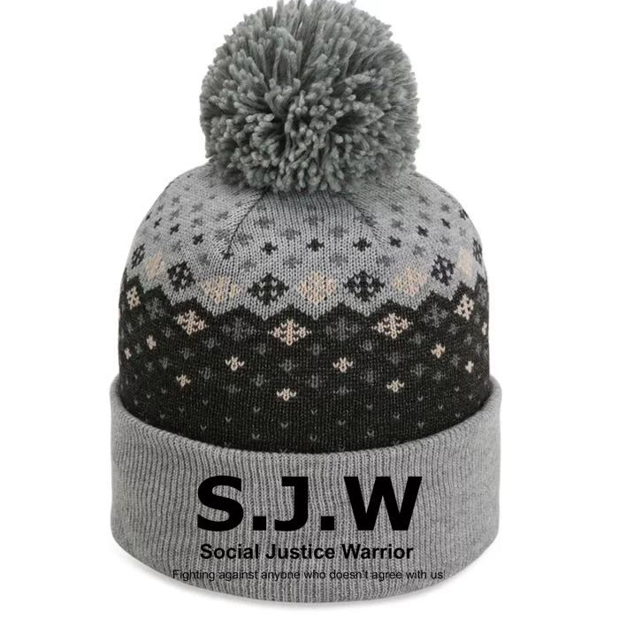 Anti SJW The Baniff Cuffed Pom Beanie