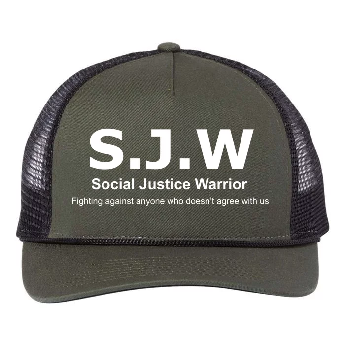 Anti SJW Retro Rope Trucker Hat Cap