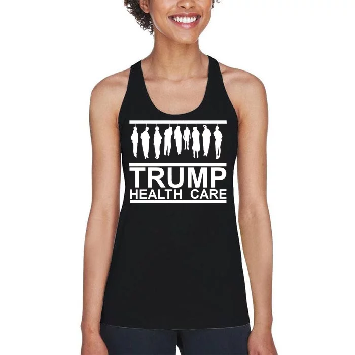 Anti Trump Health Care Women's Racerback Tank