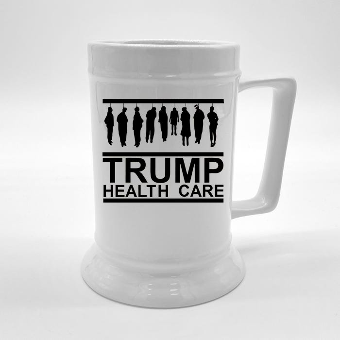 Anti Trump Health Care Front & Back Beer Stein